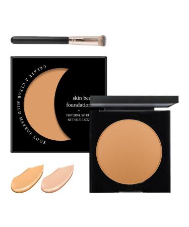 Illuminateur contour des yeux Correcteur contour des yeux Anticernes contour des yeux Fond de teint hydratant anticernes (Naturel Moyen) Naturel 5 g (Lot de 1)