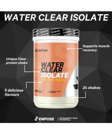  Empose Nutrition Water Clear Isolate Protein Ranja Protein Shake Protein Shake Protein Shakes Protein Shake Protein Shake Whey Isolate Sugar-Free/Fat-Free Protein Powder 600g Iced Tea - Buy Online on GoSupps.com
