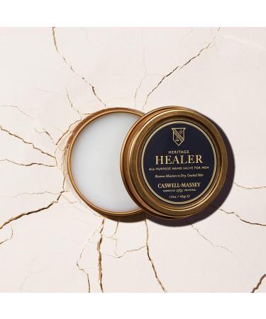 Caswell-Massey Healer All-Purpose Salve | Soothing Hand Cream with Beeswax & Essential Oils for Hands Cuticles & Lips - 1.5 Oz - Buy Online on GoSupps.com