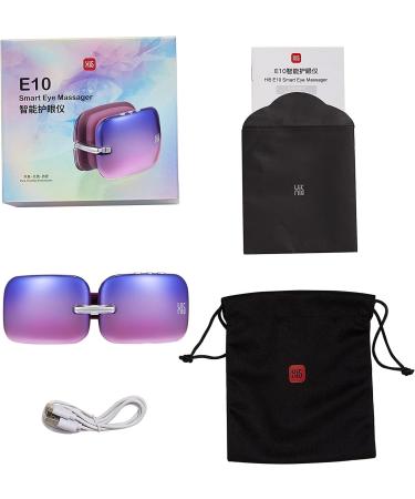 Hi5 E10 Eye Massager with Heat Eye Strain Relief Improves Eye Circulation Relaxation Compact & Lightweight Stylish Design (Gradient Purple) - Buy Online on GoSupps.com