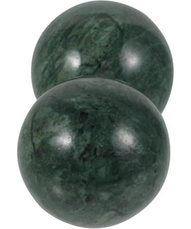 Buy Healvian Jade Fitness Handballs - 10 STK Chinese Handmade Massage Balls for Home Decor & Wellness | 4cm x 4cm | Green - Buy Online on GoSupps.com