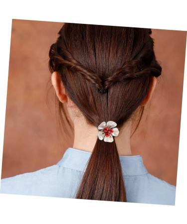 Hair Accessories Hair Rope Petal Hair Scrunchies Premium Hair Scrunchies Multi- Petal Hair Ring Flowers Ponytail Holder Synthetic Shell Flower Resin The Flowers Jiangnan Girl - Buy Online on GoSupps.com