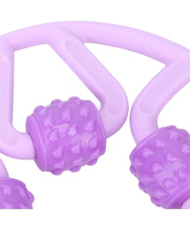 U-Shape Trigger Point Massage Roller - 7-Wheel Muscle Relief for Thighs Calves and Arms - Handmade for Sore Muscle Recovery - Buy Online on GoSupps.com