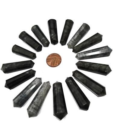 1 x 12 Cut DT Crystal Vogel Wand Point 40-60mm (Labradorite)