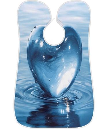 Water Bead Heart Beard Bib Apron - Ultimate Beard Hair Catcher for Men | Perfect Father's Day & Christmas Gifts - Buy Online on GoSupps.com