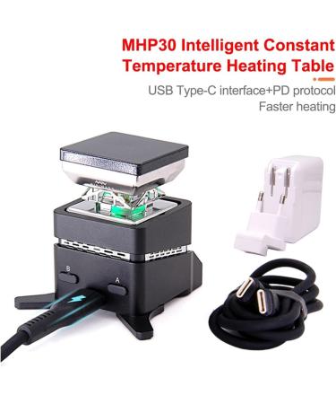 ARTGOS MHP30 Mini Heating Plate - Adjustable Temperature Preheater up to 300 C | Reliable Heating Tool for Consistent Performance - Buy Online on GoSupps.com