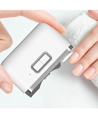 Electric Nail Clippers Portable Fingernail Trimmer File with Lighting for Kids and Elderly One Button Operation Auxiliary Lighting Nail Scraps Storage (Multifunctional) - Buy Online on GoSupps.com