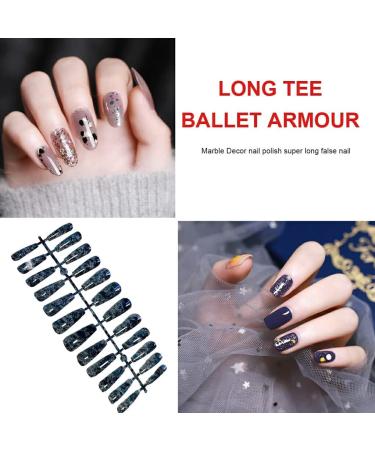 dijiusidy 1 Set Color Street Nail Strips Glittery Marbling Adhesive Tabs Full Cover Art Decals Salon DIY Manicure Decorations mzy-d03 - Buy Online on GoSupps.com