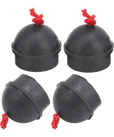 Vbest Life 4pcs Cue Chalk Holder Set - Pool Chalk Holders with Rubber Cap and String - Buy Online on GoSupps.com