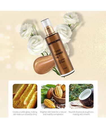  MEPHILIMIA Liquid Illuminator for the Body - 100 ml - Shimmering Liquid Oil - Body Illuminator - Shimmering Oil - For face body legs (03) - Buy Online on GoSupps.com