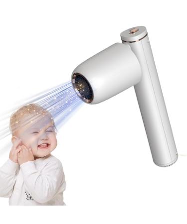 Cordless Hair Dryer Portable Lightweight Blow Dryer Travel Hair Dryer for Kids 23400mAh Rechargeable Wireless Hair Dryer Gifts for Women/Mom/Girls White