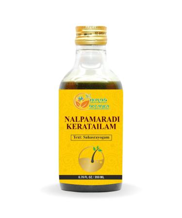 Herbs Botanica Nalpamaradi Thailam Keratailam Skin Radiance Treatment Ayurvedic Oil With Turmeric Oil for Skin  Face & Body with 15 Ayurvedic Herbs 200ml / 6.76 Fl Oz
