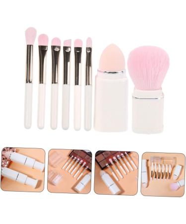 POPETPOP Eyeshadow Makeup Brush 2 Sets Makeup Brush Set Makeup Sponge Makeup Powder Brush Professional Makeup Brush Mini Makeup Brush s Bronzing Powder Travel Retractable White Plastic - Buy Online on GoSupps.com