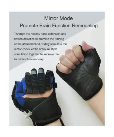 Rehabilitation Robot Gloves Stroke Hemiplegia Finger Rehabilitation Trainer for Hand Function Recovery Hand Splint Assistive Gloves Finger Straightening Brac L Medium - Buy Online on GoSupps.com