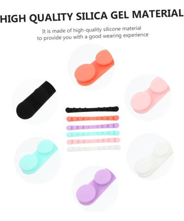 FOMIYES 12-Pack Adjustable Black Ear Hooks - Anti-Leak Mask Extensions for Kids | Soft Ear Protection - Buy Online on GoSupps.com