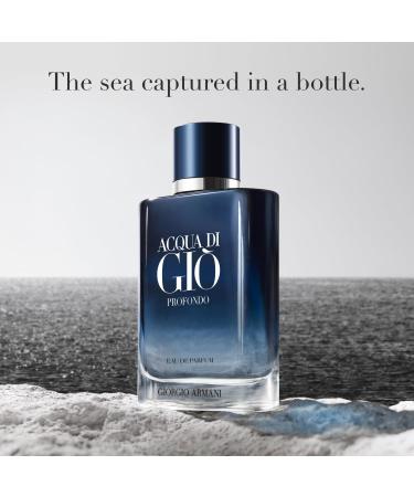 Armani Beauty - Acqua di Gi Profondo - Eau de Parfum - Cologne for Men - Fresh & Aromatic Men s Fragrance - Mandarin Lavender Cedarwood Notes 1.6 Fl Oz (Pack of 1) - Buy Online on GoSupps.com