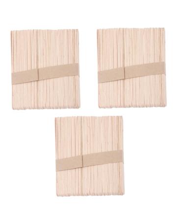 Hapinary 150 pieces of spatula wax to grow wooden spatula for growing wax spatula hair removal tool stick depilatory wax protocol