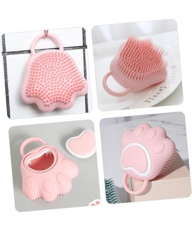 Magiclulu 3-in-1 Shampoo Brush for Kids | Hair Growth & Scalp Massage | Travel-Friendly Silicone Hair Care Tool | Pink - Buy Online on GoSupps.com