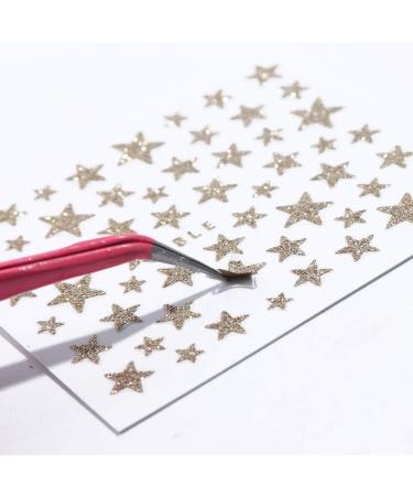 10 Sheets Star Nail Art Stickers Decals Kalolary Nail Art Supplies 3D Self-Adhesive Holographic Laser Star Nail Art Sticker Five-Pointed Star Foil Paper for Nails Design Manicure - Buy Online on GoSupps.com