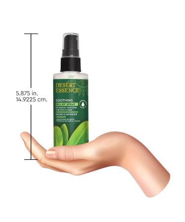 Desert Essence Soothing Relief Spray 4 fl oz (Pack of 6) - Australian Tea Tree Oil for Sunburn, Insect Bites & Aching Feet - Buy Online on GoSupps.com