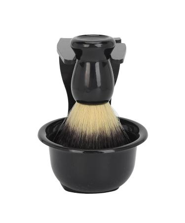 Premium Razor Brush Set for Men | Perfect Father's Day Gift | Beard Foam Brush & Bowl Stand | Easy-Clean ABS Nylon Hair Care Set - Buy Online on GoSupps.com