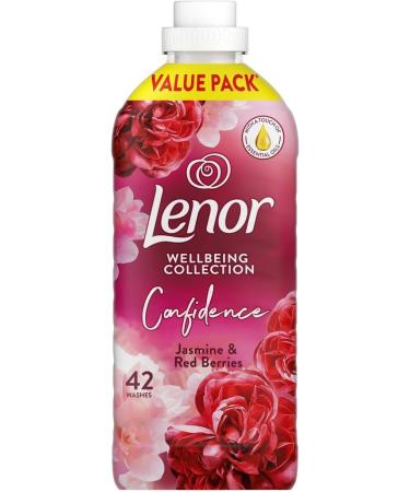 Lenor Fabric Conditioner 42 Washes 1.386L Wellbeing Collection Jasmine & Red Berries Scent Pack of 2 + for You: Organza Small Bag - Buy Online on GoSupps.com