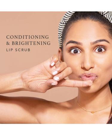 Lips Conditioning & Brightening Lip Scrub - Vegan Grapefruit & Orange Exfoliator for Men & Women | Nourishes & Reduces Pigmentation - 8g - Buy Online on GoSupps.com