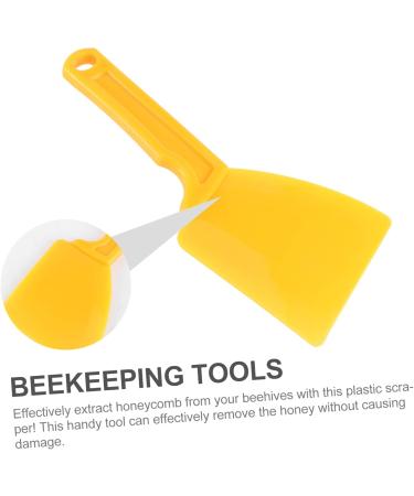 POPETPOP 1pc Plastic Honey Spatula Squeegee Beekeeping Supplies Tools Honey Collection Tool Ultra Thin Suite 20x10.5cm Yellow - Buy Online on GoSupps.com