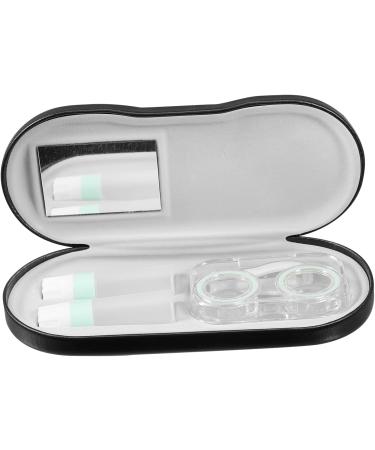 Buy Healeved Double Layer Glasses Case Set - Durable Eyeglasses Holder & Travel Lens Case | Hard & Leather PU Design for All Types of Glasses - Buy Online on GoSupps.com
