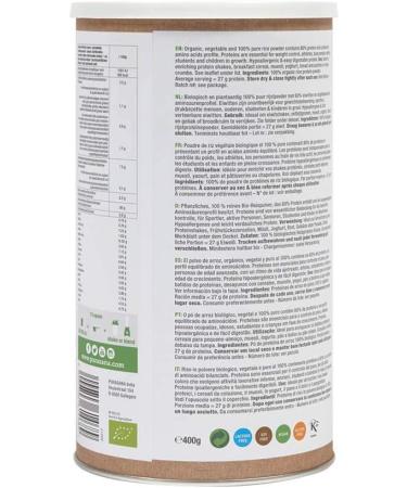  Purasana Purasana - Single Protein powder 400g - Vegan protein powder - Vegetable protein rice - Organic farming - Buy Online on GoSupps.com