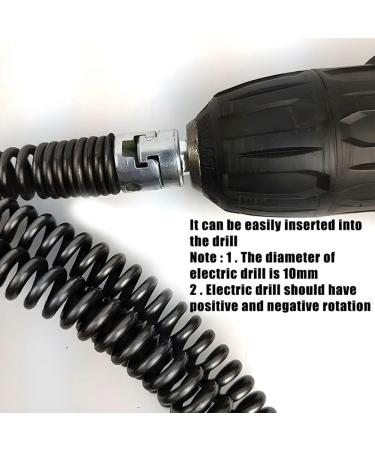 Pipe Dredging Tool | 1M Spring Sewer Unblocker for Kitchen & Bathroom | Effective Clogged Drain Remover - Buy Online on GoSupps.com