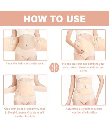 HIDARLING Postpartum Recovery Belly Belt Body Shaper Corset - Women's High Elastic Waist Trainer Belt (Black, Size M) - Buy Online on GoSupps.com