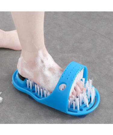 HOUKAI Shower Foot Scrubber Massager - Exfoliating Wash Slipper for Spa Experience - 1PC - Buy Online on GoSupps.com