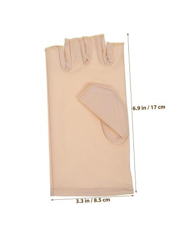 Healeved 4 Pairs Nail Gloves Miss Spandex Manicure Tools Anti-uv - Buy Online on GoSupps.com