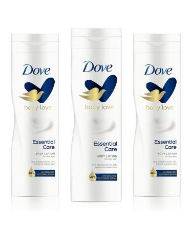 Dove Essential Nourishment Body Lotion 400ml Pack of 3 400 ml (Pack of 3)