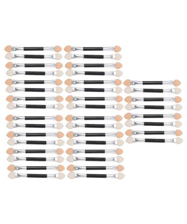 Baluue 40pcs Latex Eye Shadow Stick Cosmetic Brush Eye Cosmetic Tools Eye Shadow Short Sponge