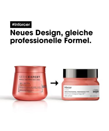 L'Or al Professionnel Inforcer Mask - Strengthening Hair Mask for Dry & Brittle Hair | Vitamin B6 & Biotin - Series Expert - Buy Online on GoSupps.com