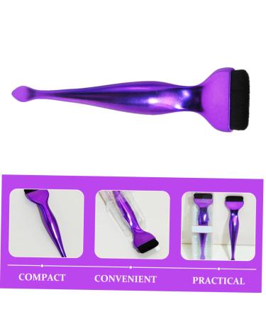 MERRYHAPY Foundation Brush for Women - Ultra Thin Liquid Makeup Brush in Purple | Perfect for Foundation & Blush - 16.20x3.50x1.20cm - Buy Online on GoSupps.com