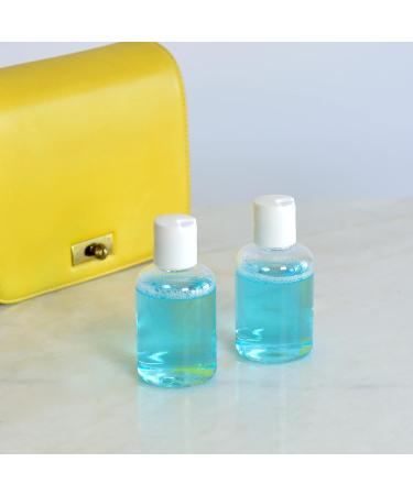 Youngever 120ml Travel Squeeze Bottles with Disc Closure | Plastic Bottles with White Cap for International Shipping - Buy Online on GoSupps.com