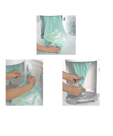 Biodegradable Collar Refill Packs for Diaper Containers - Maxi 26L x3 - Odor Control - 330 Diaper Capacity - Eco-Friendly - Buy Online on GoSupps.com