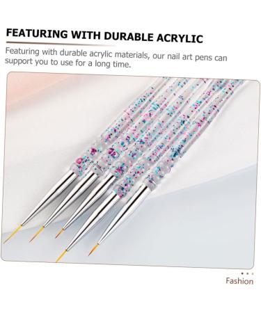 FRCOLOR Nail Accessories Nail art drawing Striping Nail Pens glitter nail art liner Manicure art es nail dotting tool nail art dot tool Acrylic human 3d nail Diamond Kits - Buy Online on GoSupps.com