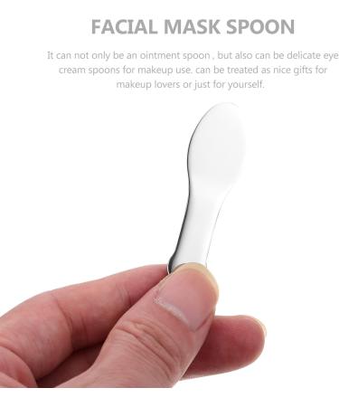 Didiseaon Metal Cosmetic Skincare Spatula Mini Mask Facial Reusable Scoop Makeup Beauty Spoons for Cream Lotions moisturizers Style B - Buy Online on GoSupps.com
