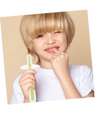 Magiclulu 4-Piece Infant Toothbrush Set | Silicone Toddler Toothbrush for 6-12 Months & 1-Year-Olds | Safe & Gentle Dental Care for Babies - Buy Online on GoSupps.com