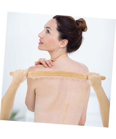 Solustrie 3-Stick Roll Rod with 20 Balls - Premium Wooden Full Body Massage Device & Roller for Ultimate Relaxation - Buy Online on GoSupps.com