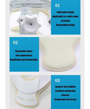 SIBEG Adjustable Spinal Cervical Traction Device Neck Brace Collar Cervical Collar Neck Brace Stretcher Collar for Travel and Home Improve Spinal Alignment - Buy Online on GoSupps.com