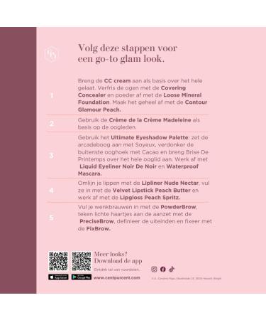  Cent Pur Cent The Ultimate Eyeshadow Palette 1.0 - matte and shimmery colors - a must have! - Buy Online on GoSupps.com