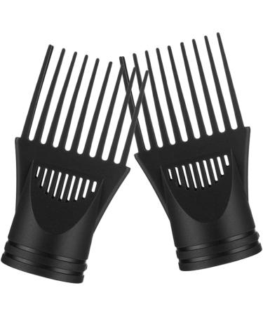 Beavorty 4 Pcs Hair Dryer Comb Diffuser Hair Dryer Nozzle Combs Hair Dryer Attachment for Blow Dryer Picture 13x5cmx2pcs Blackx2pcs - Buy Online on GoSupps.com