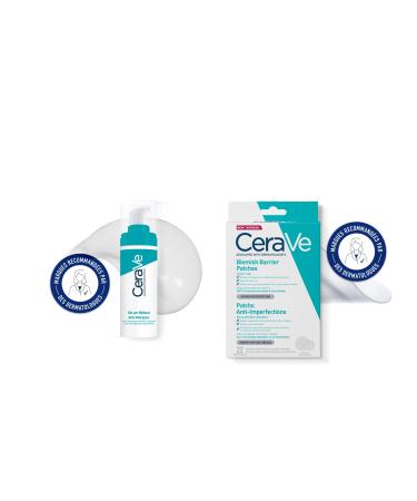 CeraVe Soins pour les Peaux Tendance Acn ique S rum R tinol Anti-Marques 30 ml et Patchs Anti-Imperfections Invisibles x22 (2 Tailles 10 & 12 mm) pour R duire Imperfections et Marques Post-Acn