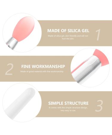 FRCOLOR 2 Sets Lip Brush Silicone Lipstick Brush Lip Brush Applicator Bulk Eyeshadow Brush Lip Lip Disposable Lipstick Stick Make up Luster Silica Gel - Buy Online on GoSupps.com