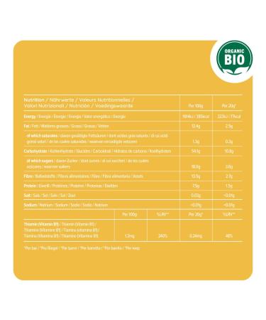 Mama Bear Organic Whole Grain Banana Flavored Oat Bars - 20g Pack of 6 | Premium International Shipping - Buy Online on GoSupps.com
